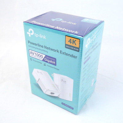 tp-link - TL-PA7017 KIT AV1000 Powerline Network Extender 1000Mbps 1 Gigabit