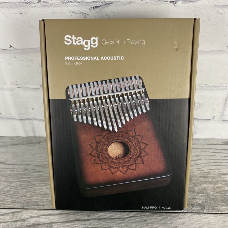 Stagg KALI-PRO21E-ZE 21-Note Professional Electric-Acoustic Kalimba Thumb Piano