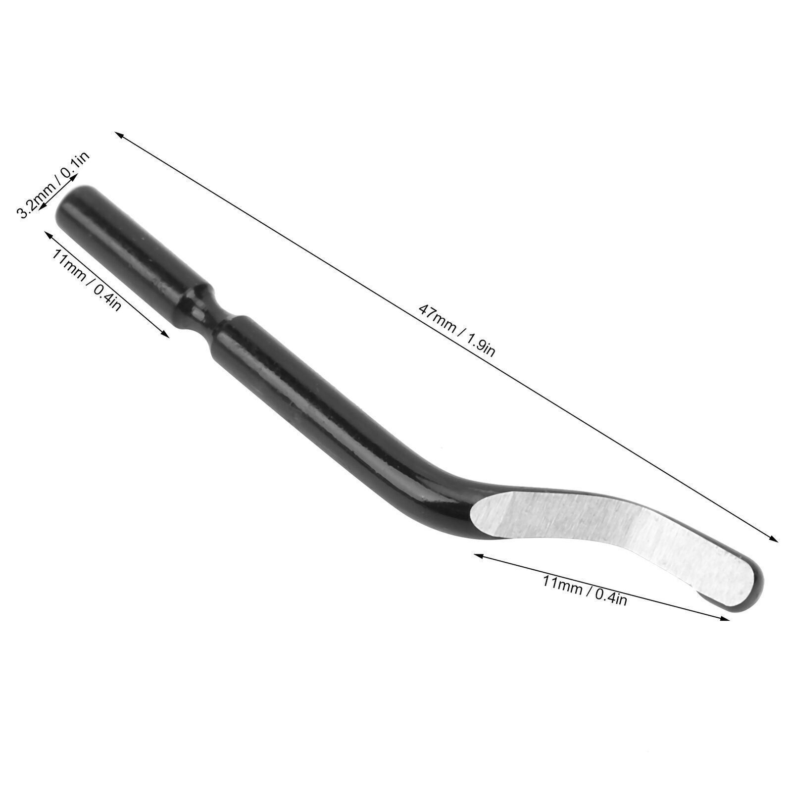 20Pcs Trimming Knife Blade Replacement Cutter Head for Scraping PVC Plastic Iron