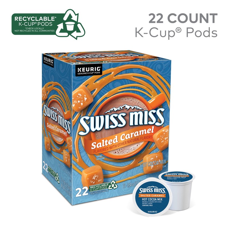 Salted Caramel Hot Cocoa, K-Cup Pods, 22 Count