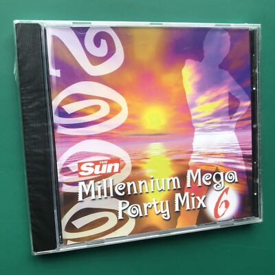 The Sun MILLENNIUM MEGA PARTY MIX 6 Europop Synth Downtempo CD ABBA-esque SEALED