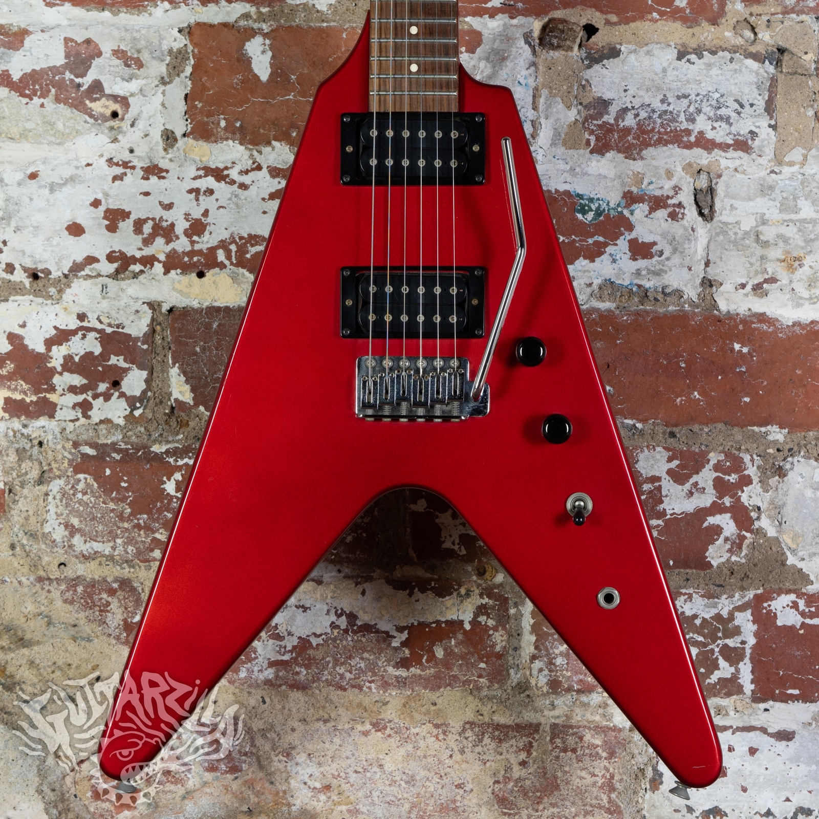Fernandes The Function Flying V BSV-55 1980's Red Sparkle