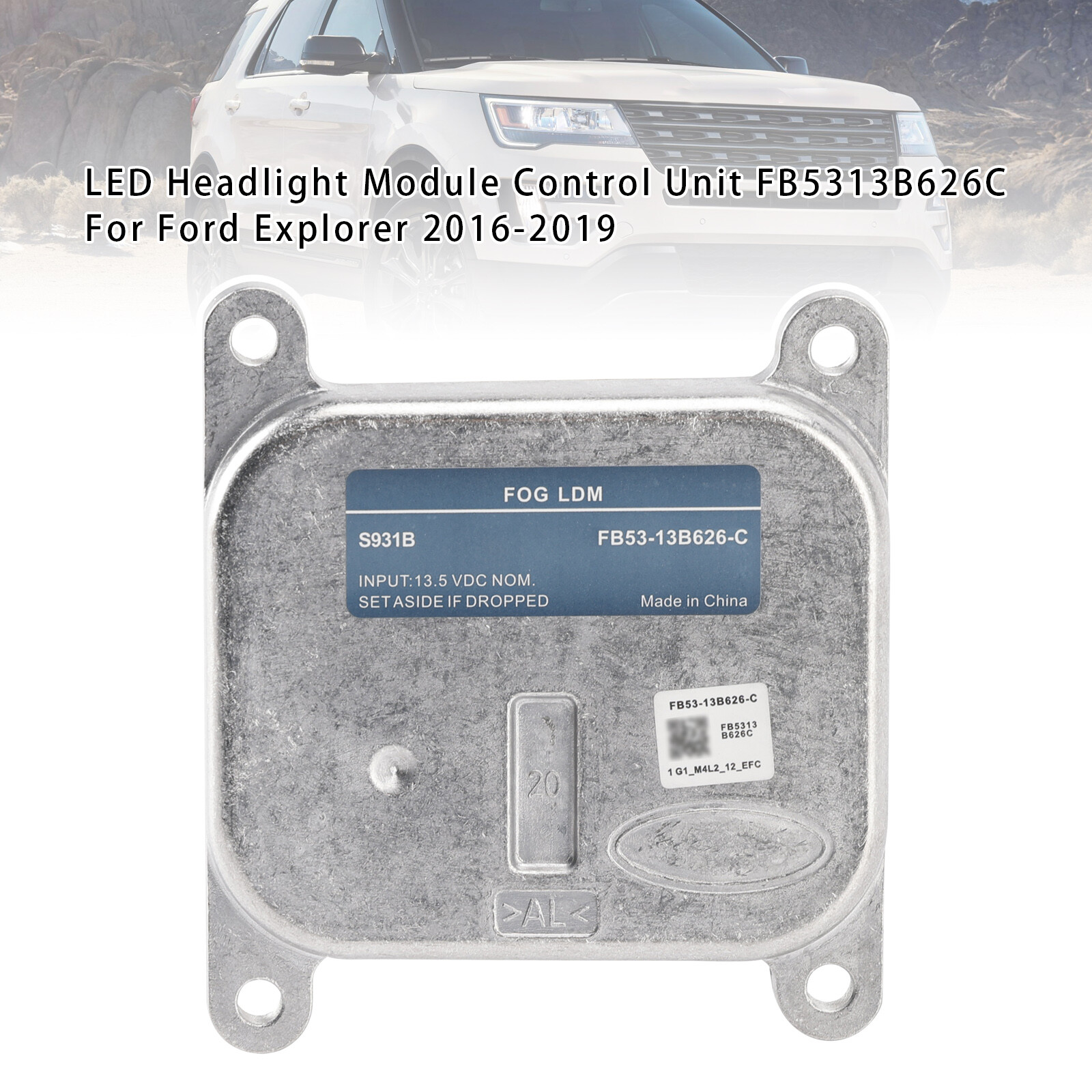 LED Headlight Module Control Unit FB5313B626C For Ford Explorer