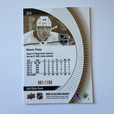 2023 Upper Deck Allure #94 Kevin Fiala Gold Glitter Bomb 061/199