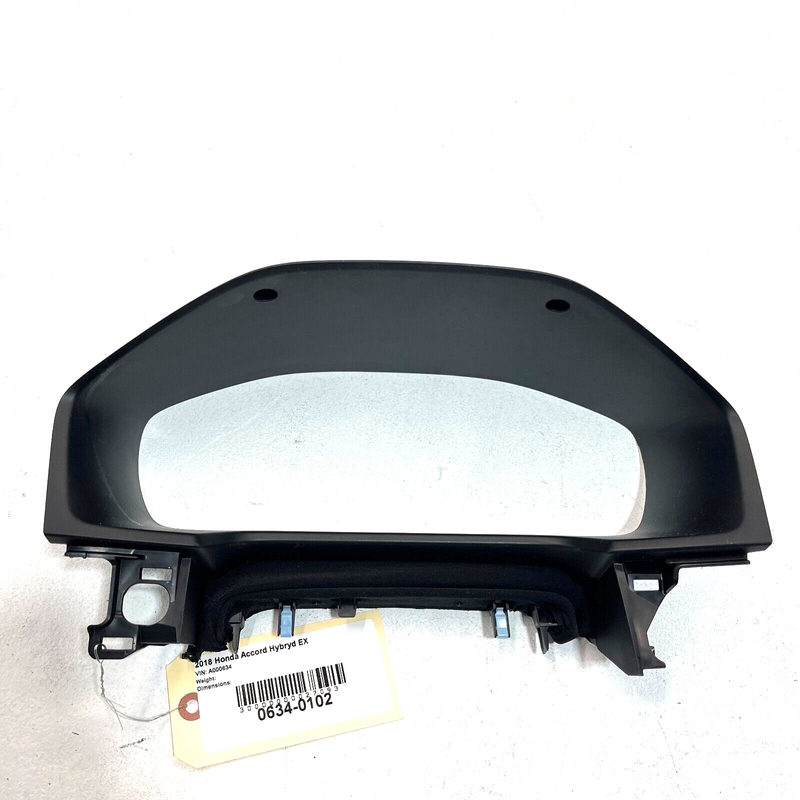 Used Speedometer Cluster Bezel & Steering Column Upper Cover OEM 18-20 Honda Accord