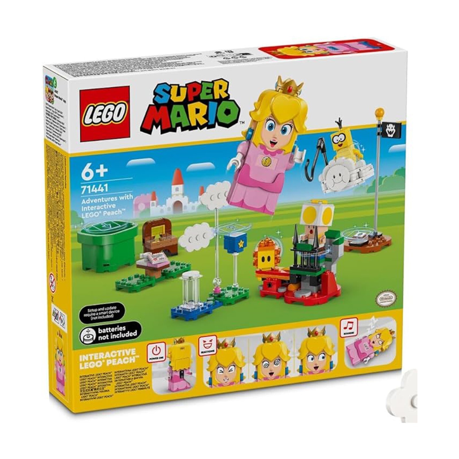 Приключения LEGO Super Mario с интерактивным строительным набором LEGO Peach 71441