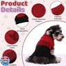 ASENKU Warm Dog Sweater for Small Medium Dogs,Pet Sweaters for Fall Winter Dog Clothing,Thicked Pullover Puppy Cat Turtleneck Sweater for Doggie Chihuahua Clothing