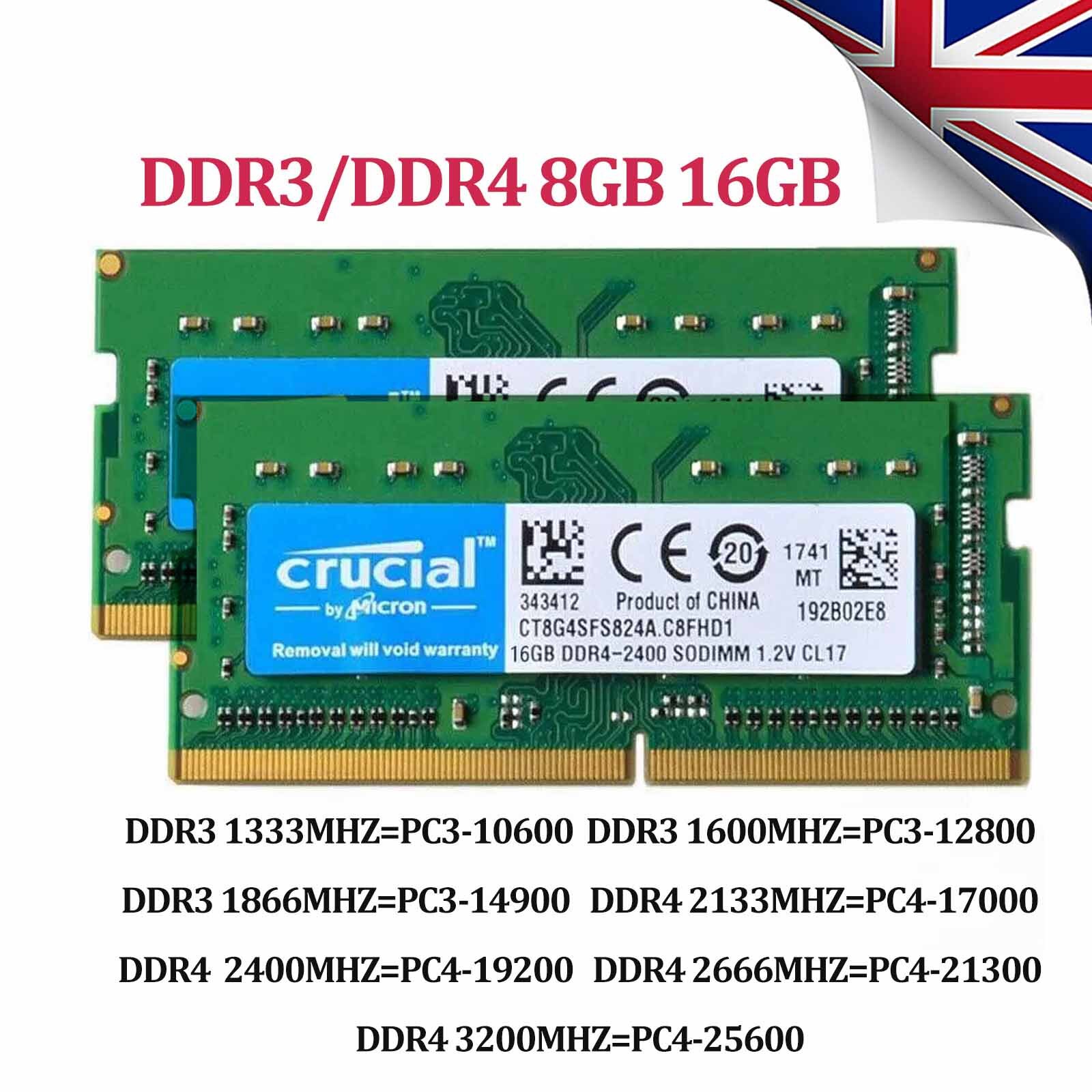 Memoria RAM DDR4 8GB Sodimm Laptop Y AIO 2133,2400,2666, 3200 MHZ