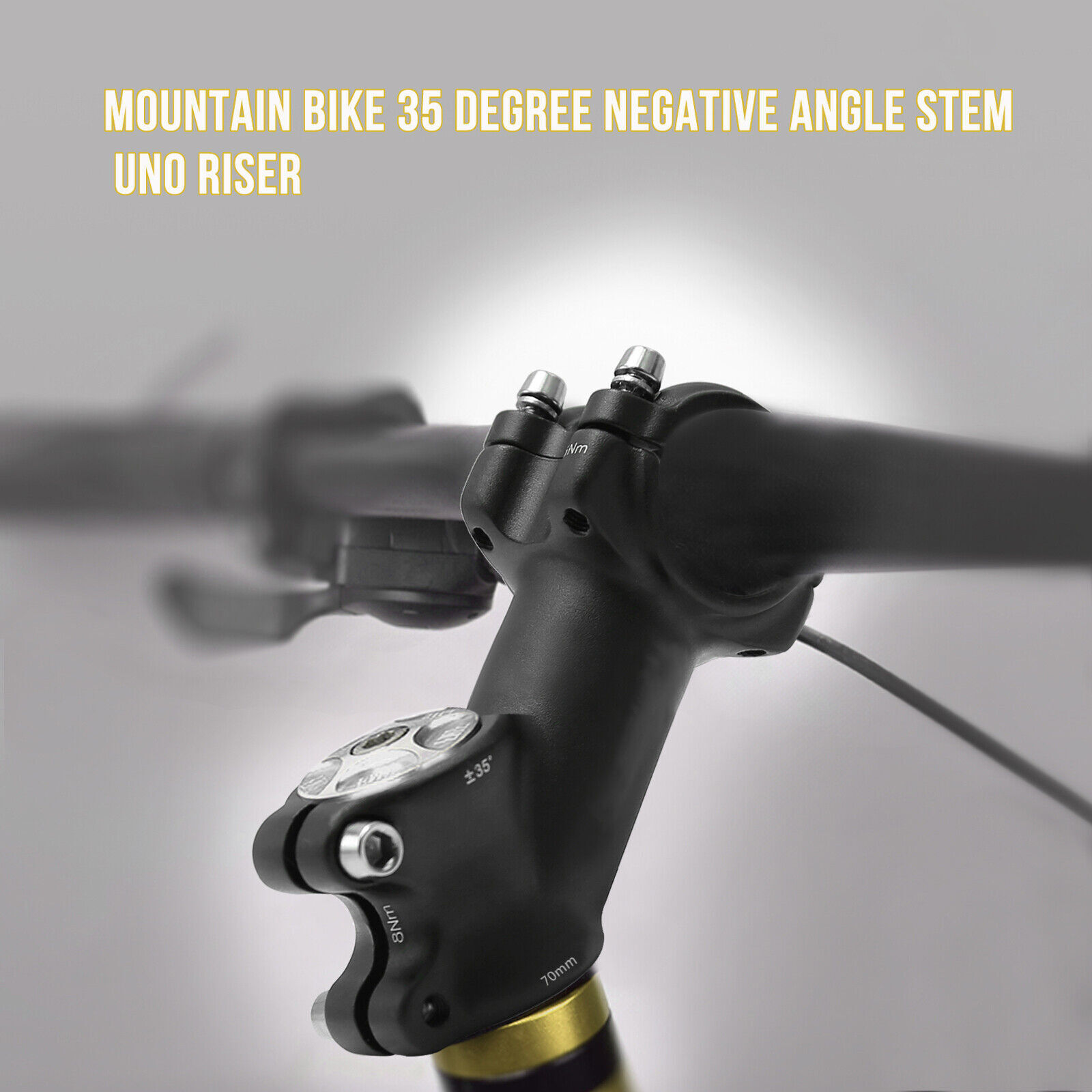 31.8mm 35 Degree MTB Bicycle Handlebar Mountain Road Bike Adjustable Stem Riser