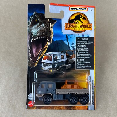 Matchbox 2022 Jurassic World Dominion Off Road Rescue Rig Truck 1:64 Diecast Car