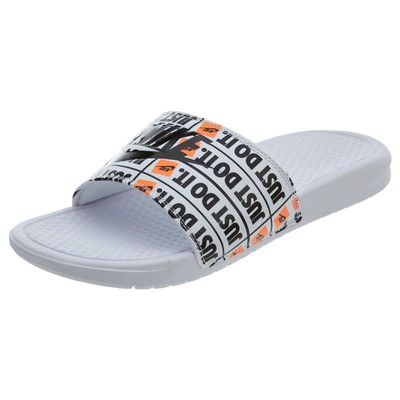 

Мужские кроссовки Nike Benassi JDI Print White/Black (631261 102) —