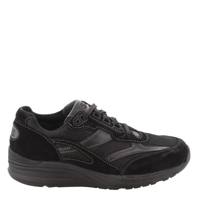 Pre-owned Sas Men's , Journey Mesh Walking Shoe Journeymesh Blk Black Leather Mesh