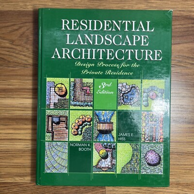 Residential Landscape Architecture : Design Process.. 3rd Edition Norman Booth