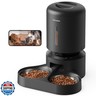 PETLIBRO Automatic Cat Feeder with Camera for Two Cats, 1080P HD Video with Night Vision, 5G WiFi Pet Feeder with 2-Way Audio for Cat and Dog, Low Food and Motion and Sound Alerts, Dual Tray, Black 5L