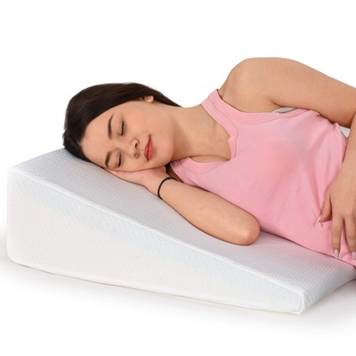 Bed Wedge Pillow - Acid Reflux, Heartburn, Snoring - Ultra Soft Soft Removabl...
