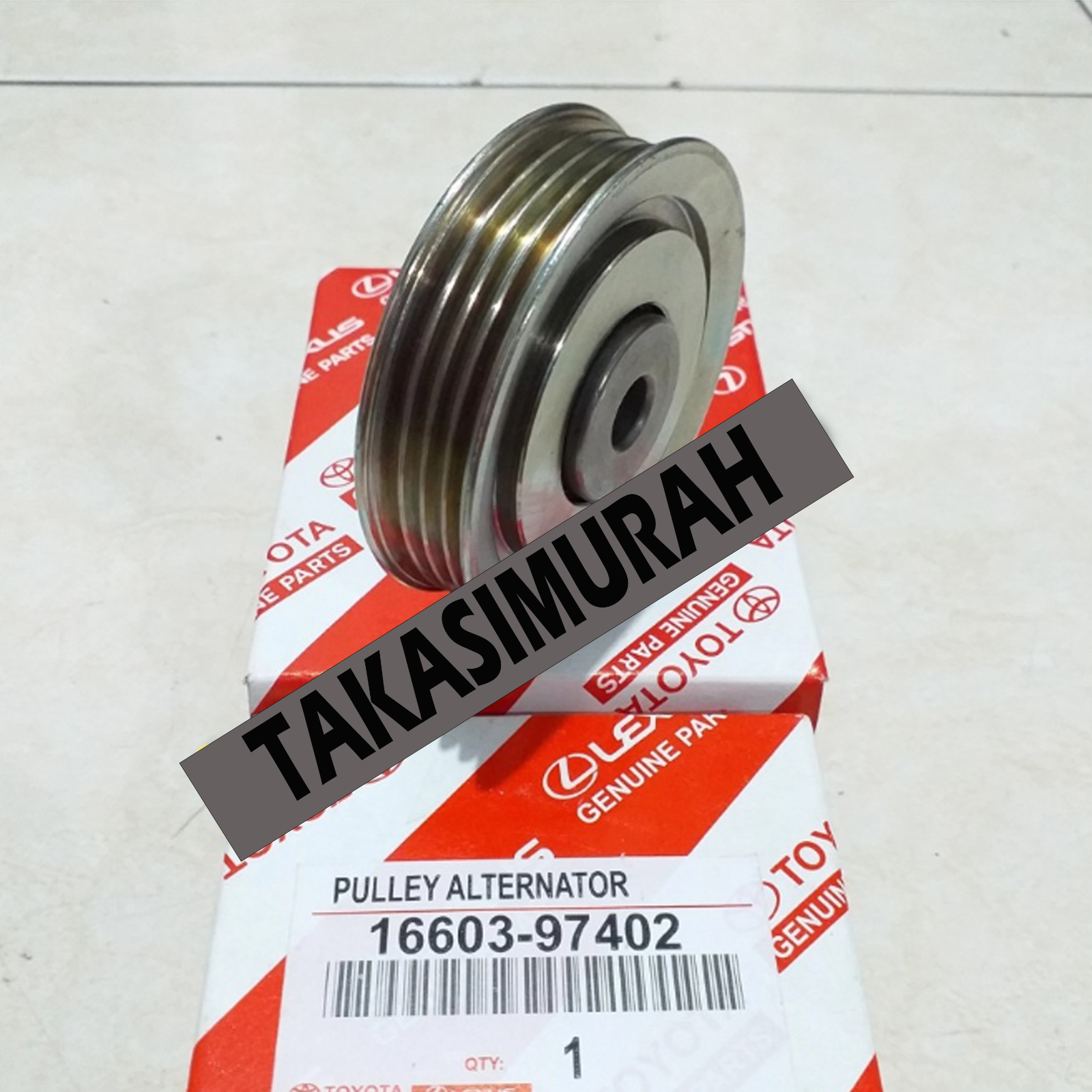 r i n a New Pulley Alternator Fits For Toyota Avanza 1.3 NEW GENUINE