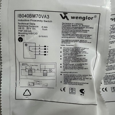 New 1PC For Wenglor IB040BM70VA3 Proximity Switch Sensor Free Shipping