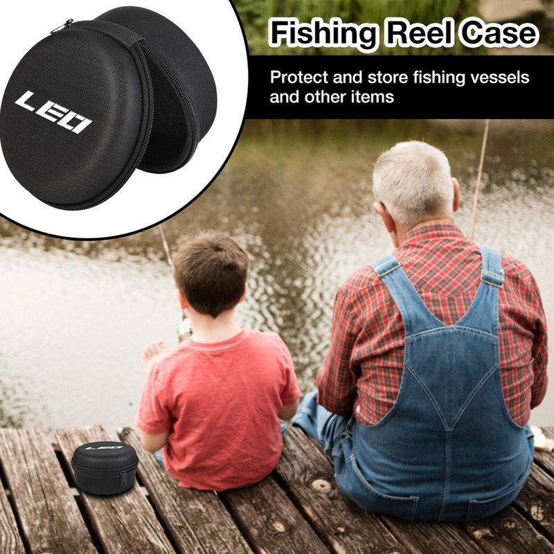 1 * Fishing Reel Cover Bag Spinning Storage Case Protective Trolling Pouch
