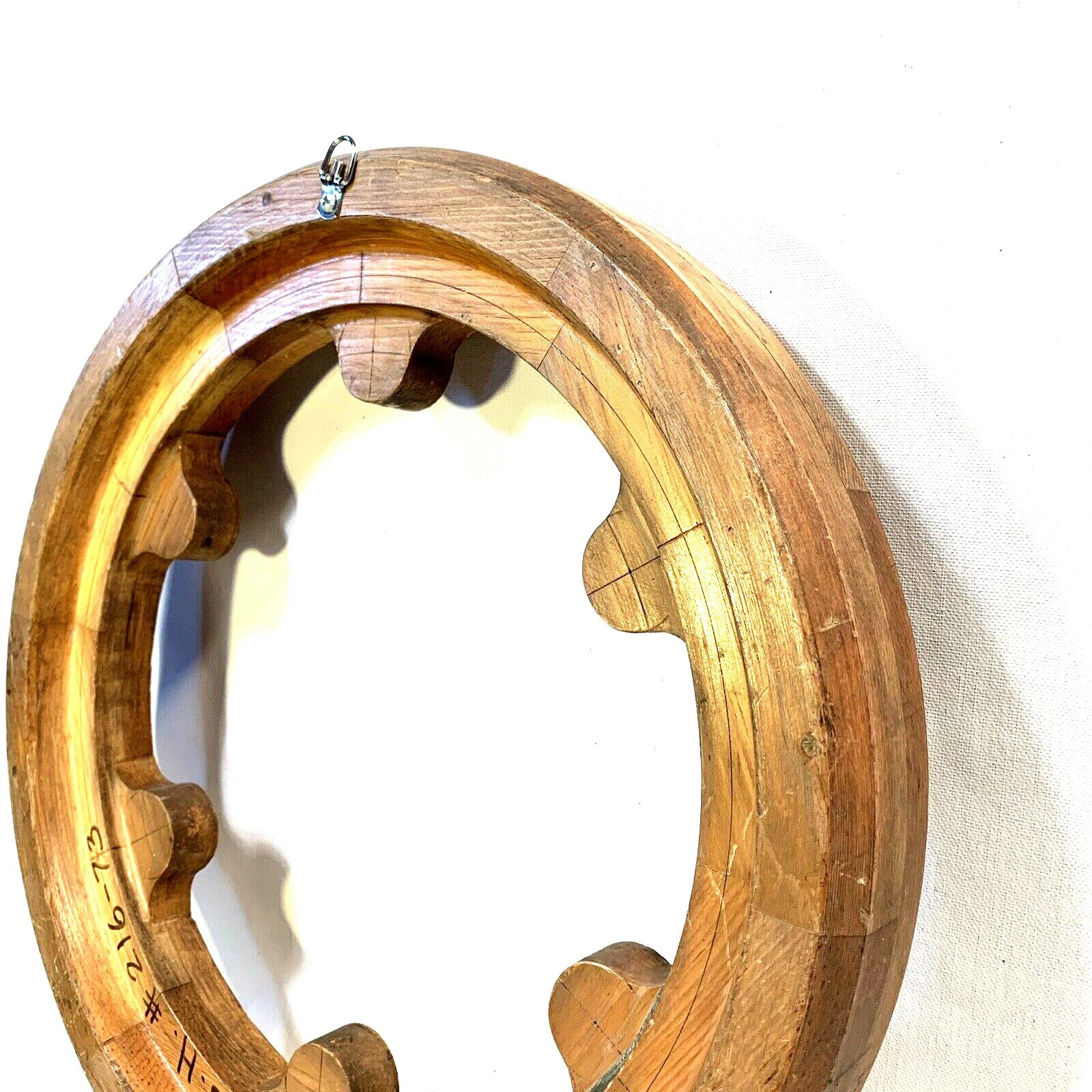 Vintage Architectural Salvage Industrial Wood Mold Rose Window Tracery