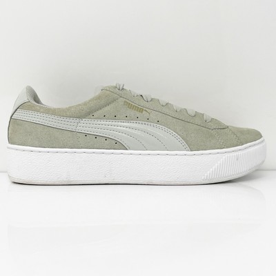 Puma Womens Vikky 363287 03 Серые повседневные кроссовки, размер 9, Серый, Vikky