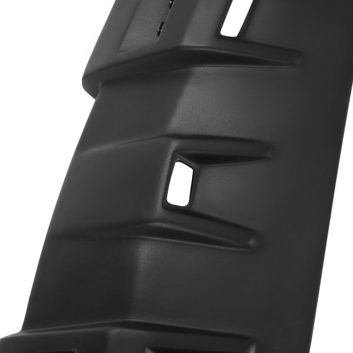 HECASA Sun Visor Roof For Hummer H3 Fiberglass Black w/ LED DRL Lights 1-Piece