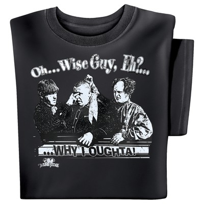 Three Stooges Wise Guy Graphic Short Sleeve T-Shirt