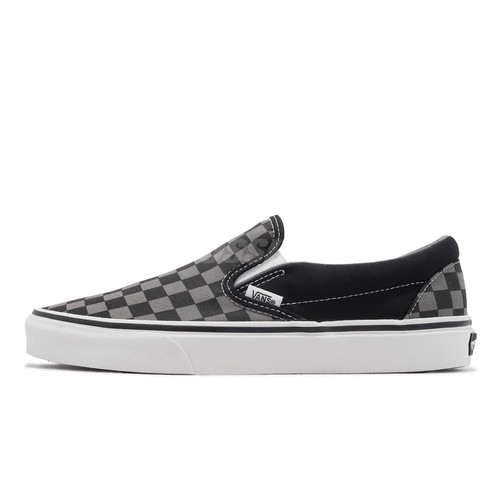 

Vans Classic Slip-On Black Checkerboard Men Casual Lifestyle Shoes VN000EYEBPJ, Черный, Classic Slip-on