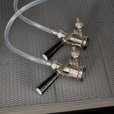 (2) Double Tap Kegerator Beer Dispenser - Black, (2) 1/2 Keg Capacity