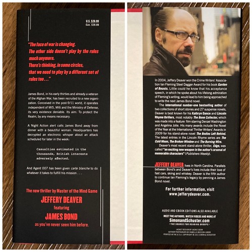 *Signed* Carte Blanche: 007 / James Bond - Jeffery Deaver (1st edition, 2011)