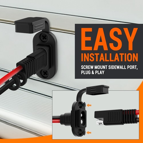 3.5ft/5.5ft 10 AWG SAE Adapter Male Plug to Female Cable Quick Connector Harness