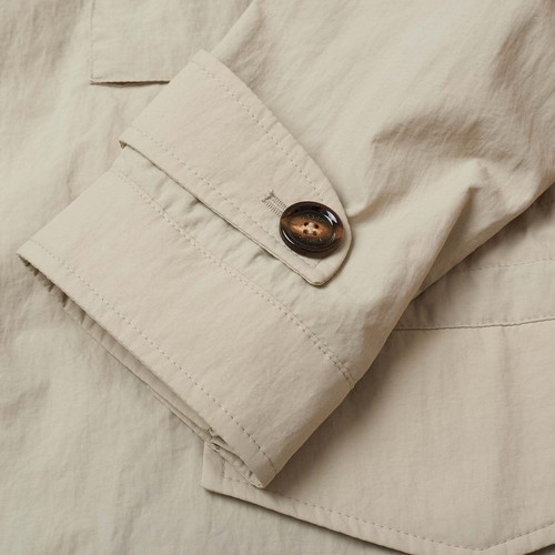 Pre-owned Kired Kiton  Litek "bugna" Beige Unlined Field Rain Safari Jacket Eu 50 Us M