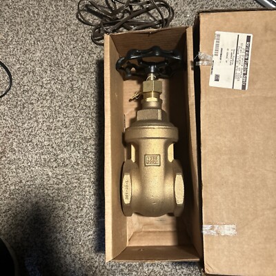 New Hammond Valve 3 BRASS BONNET GATE VALVE THREADED 200 WOG