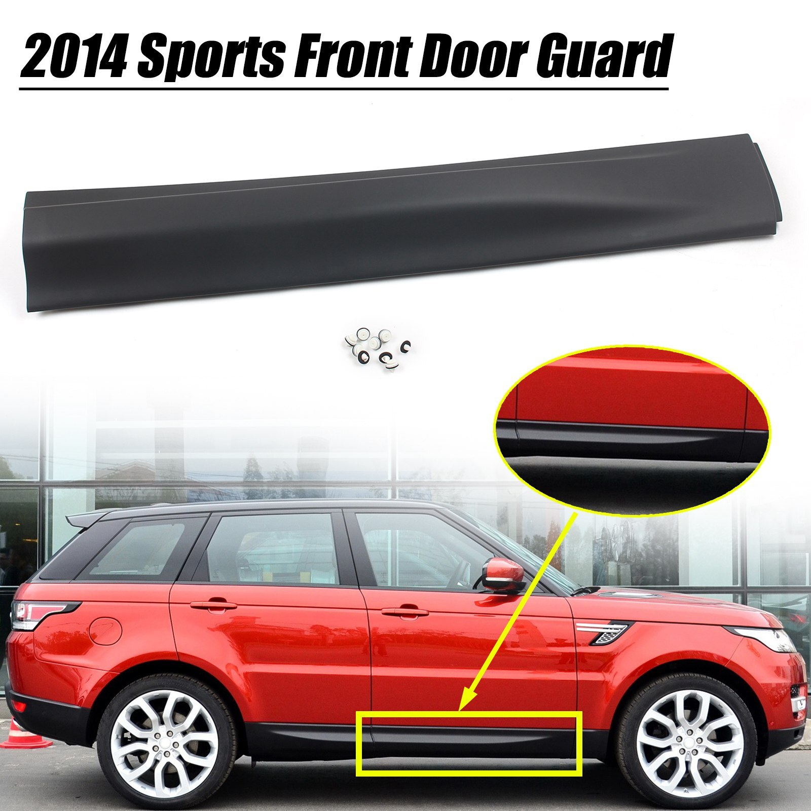 FITS Maniglia Chrome Porta Trim Molding Range Rover 4PC 5 Anni