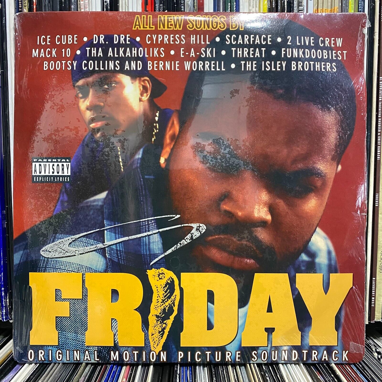 FRIDAY SOUNDTRACK (VINYL 2LP) 1995!! RARE!! ICE CUBE + DR. DRE + CYPRESS HILL FRIDAY SOUNDTRACK (VINYL 2LP) 1995!! RARE!! ICE CUBE + DR. DRE + CYPRESS HILL