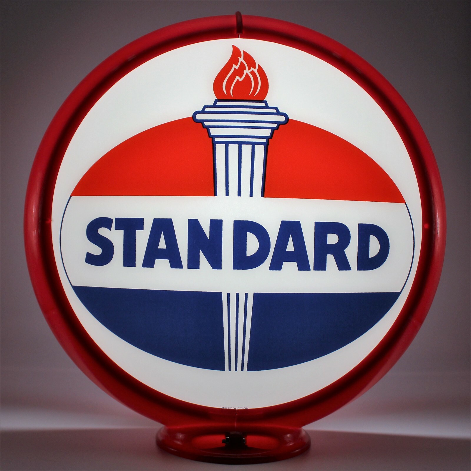 STANDARD 13.5" Gas Pump Globe - SHIPS FULLY ASSEMBLED! READY FOR YOUR PUMP!!