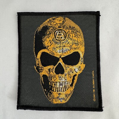 Vintage ''Alchemy Carta'' Omega Skull THE ALCHEMIST embroidered patch
