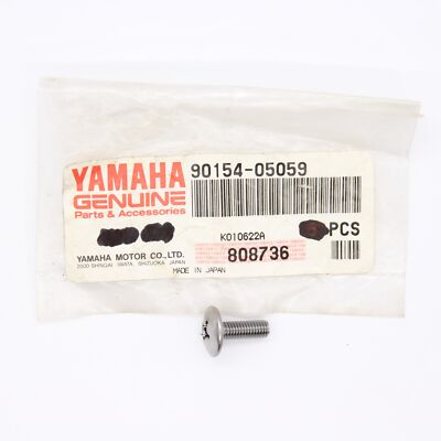 Yamaha Binding Screw Part Number - 90154-05059-00 | eBay