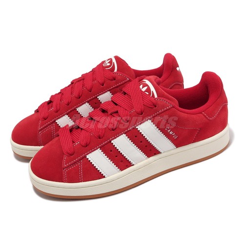 Adidas Originals Campus 00s Scarlet Gum Белые мужские повседневные туфли унисекс H03474