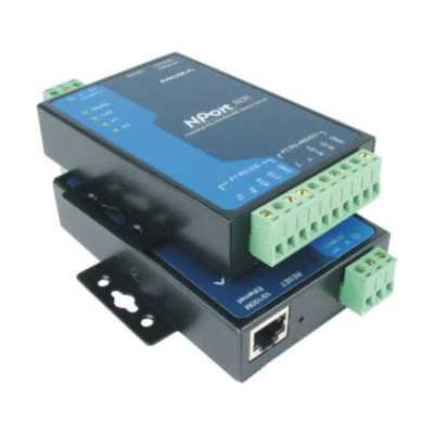 MOXA NPort 5232 2-Port Serial Device Server, 10/100 Ethernet, RS422/485, Term...