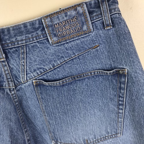 Vtg Le Jean De Marithe Francois Girbaud Spell Out Denim Shorts Men’s Size 38