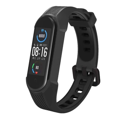 For Xiaomi Mi Band 5/6/7 Mi 567 Amazfit 5 Band Replacement Silicone Watch Strap