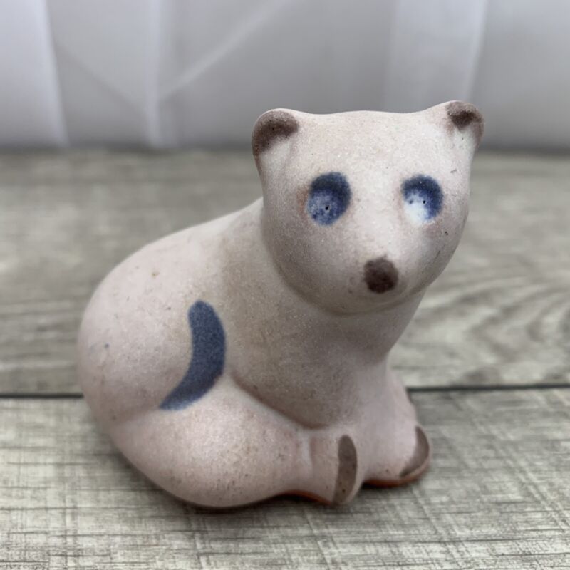 Purdy Pottery Polar Bear Canada Hand Crafted Small Figurine