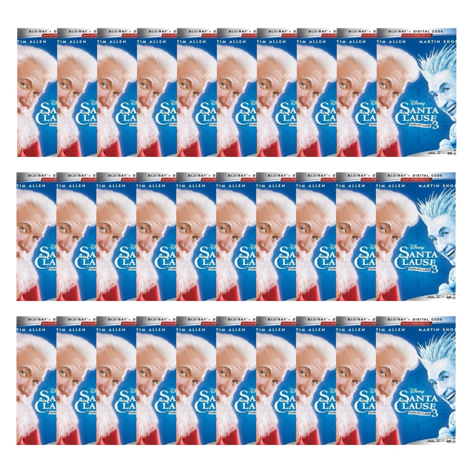 Santa Clause 3 Blu-ray Digital Disney Movie Lot of 30 Wholesale Pickup Only - Picture 1 of 3