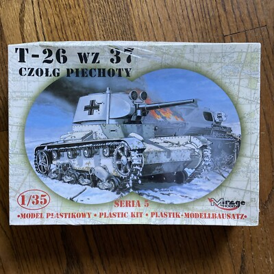 266 1/35 Mirage Hobby, Captured Russian Tank, T-26 wz 37, Kit#: 35308 NIB