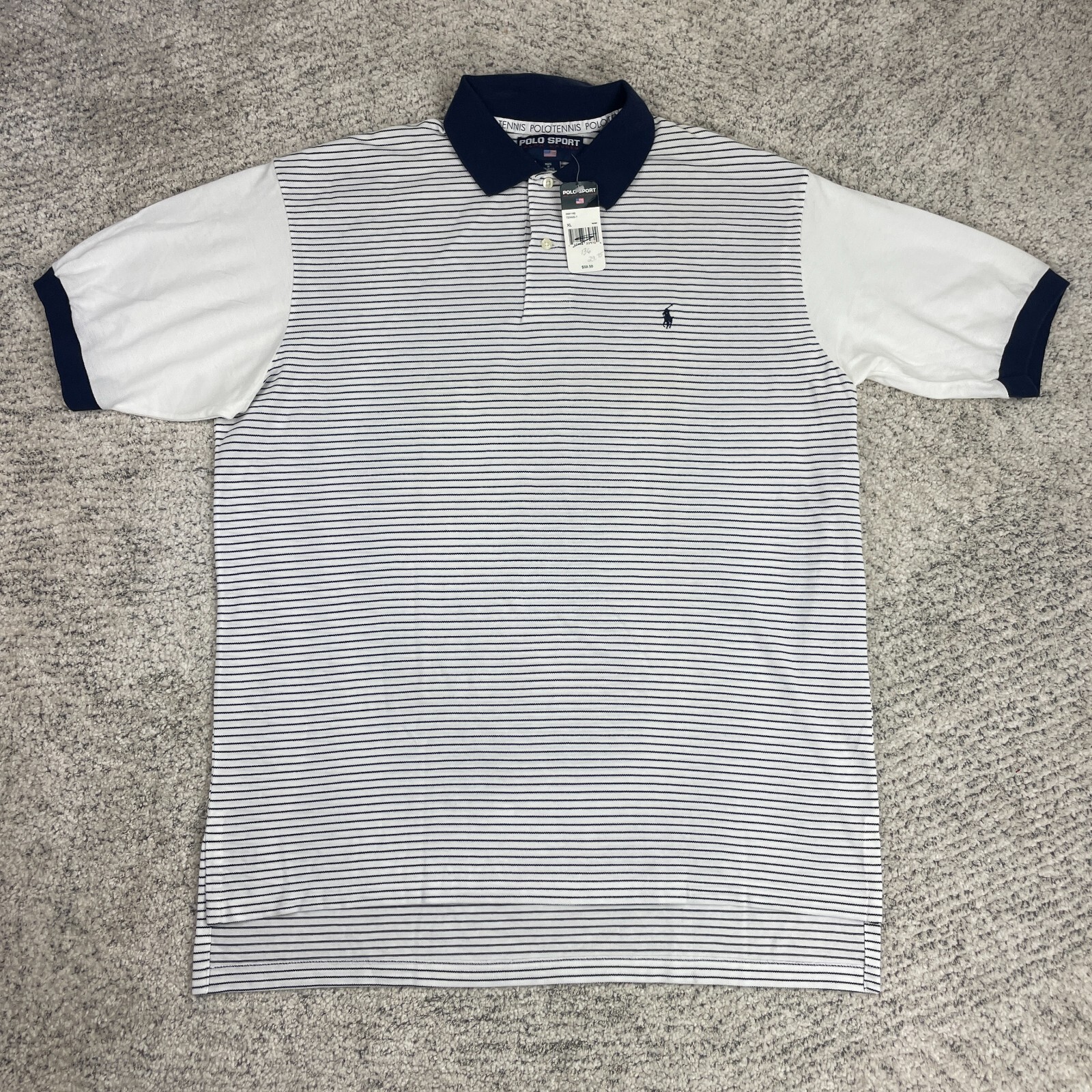 POLO RALPH LAUREN::Tシャツ:M[RESALE] VTG Polo Sport Ralph Lauren Shirt Men XL Tennis Deadstock