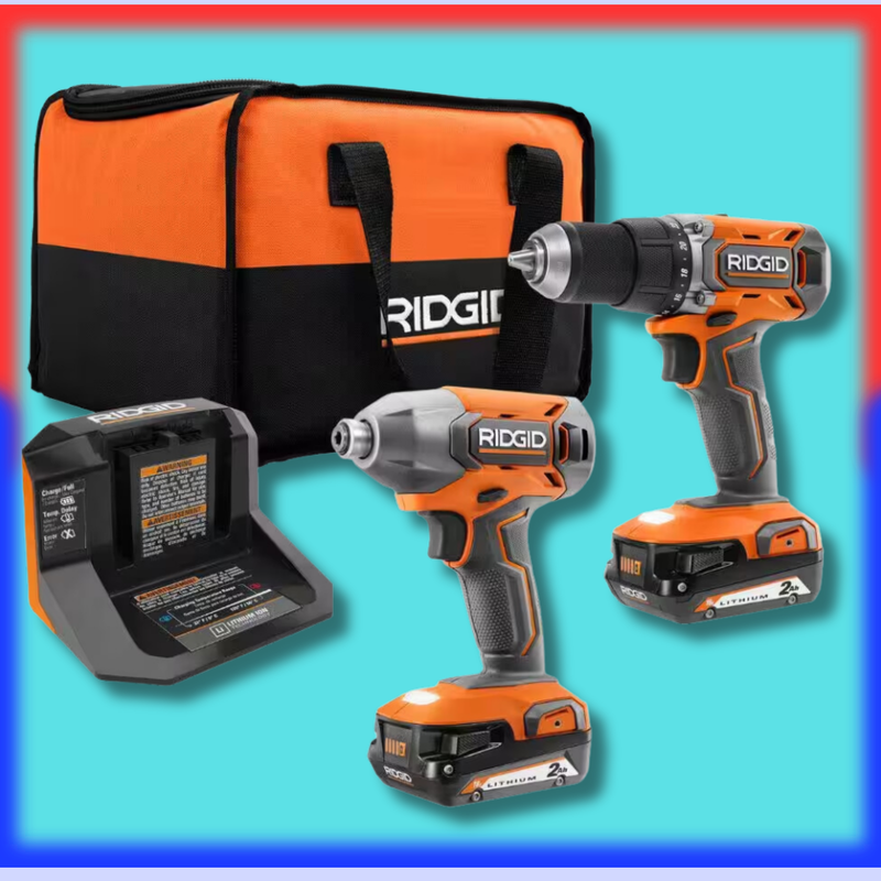 Impact Driver 2.0ah Batteries (2) Charger