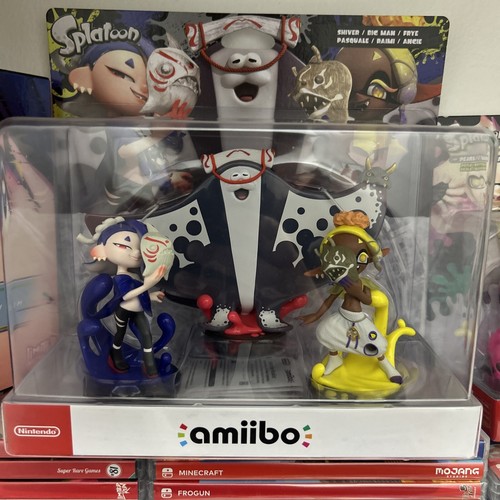 Splatoon Deep Cut Amiibo Set (Shiver, Frye, & Big Man