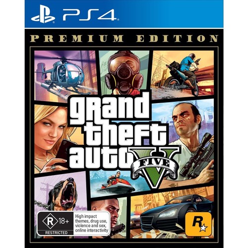 Grand Theft Auto V: Premium Edition (PlayStation 4 - PS4 Game) New & Sealed - Picture 1 of 1