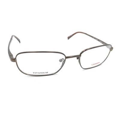 Carrera Safilo NEW CA7475T 01J0 Titanium Brown Eyeglasses Frames 52-18 140