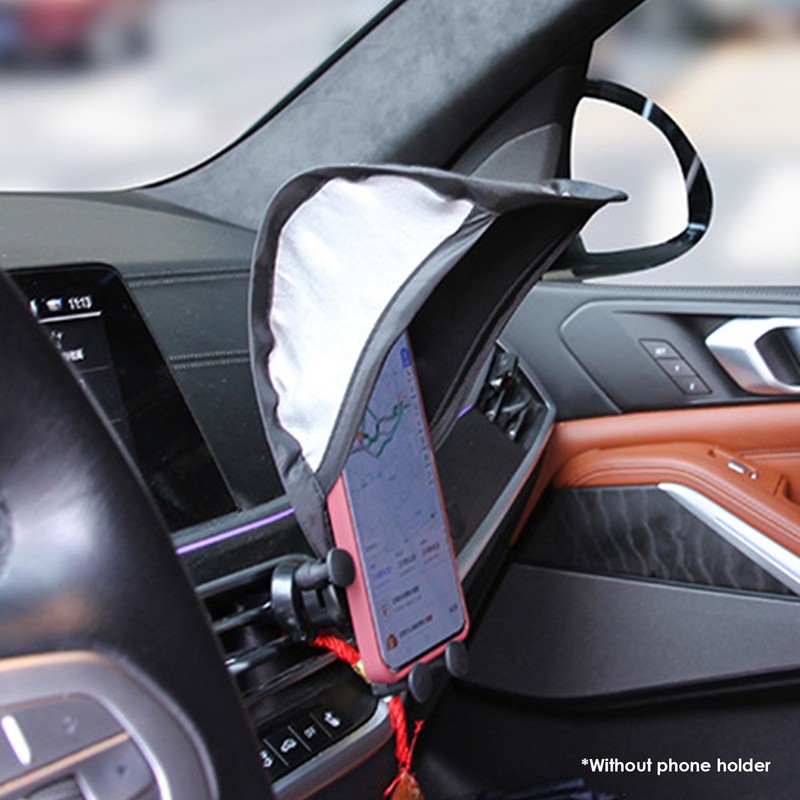 Cell Phone Sun Shade Cover Sun Shield Mount Phone Holder Stand Phone Clip Handle